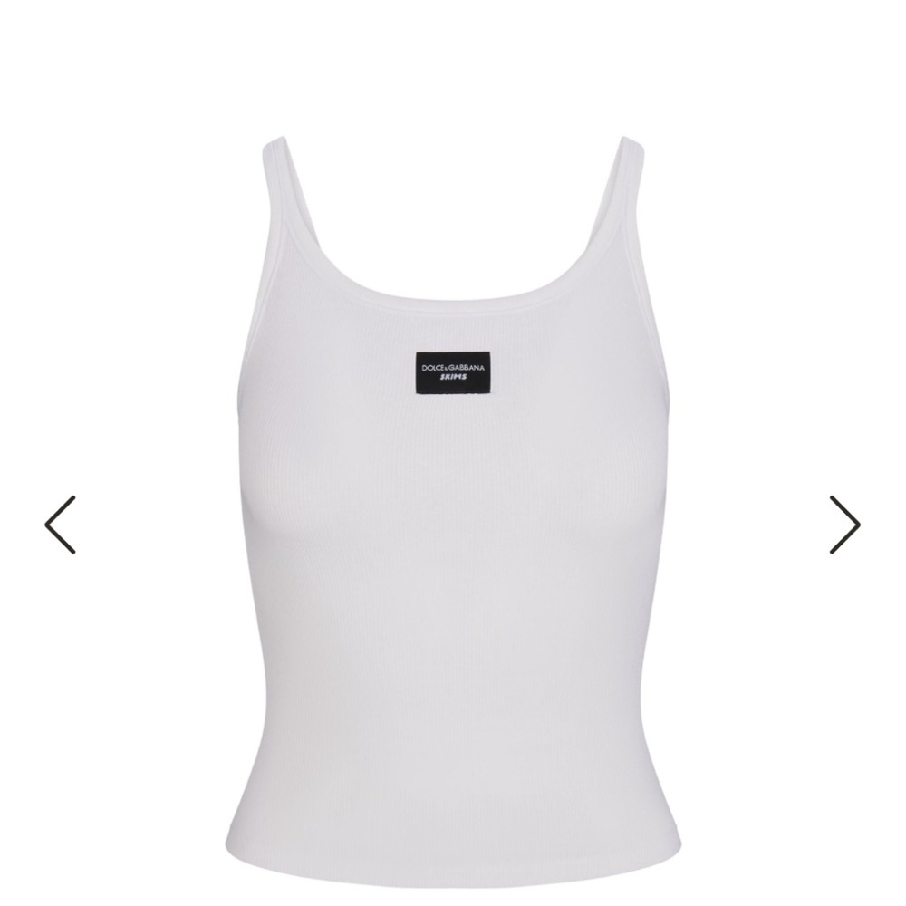 Dolce & Gabbana White Tank Top